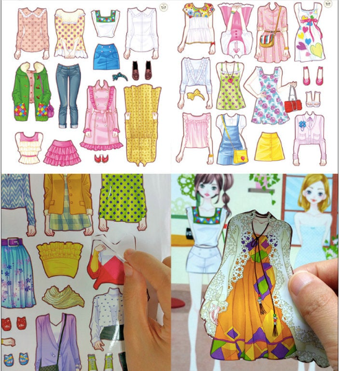 Girlish Fashion style coordination Sticker book
