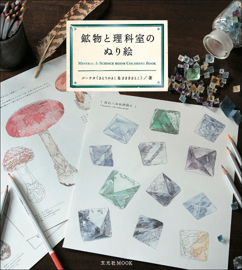 Mineral & science room coloring book