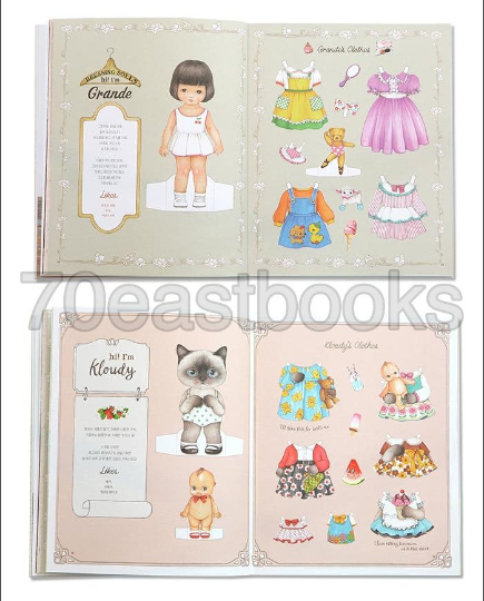 The uncle cat's paper doll DIY kit book