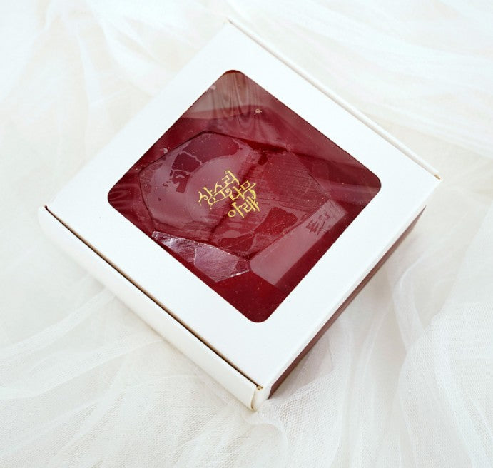 Under the Oak tree × Mofun Collaboration : Soap(rose scented)+Lenticular card set