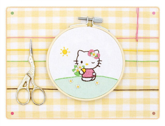 Hello Kitty embroidery Kit no.2