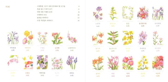 Hello Wild Flowers Coloring Book for Watercolor