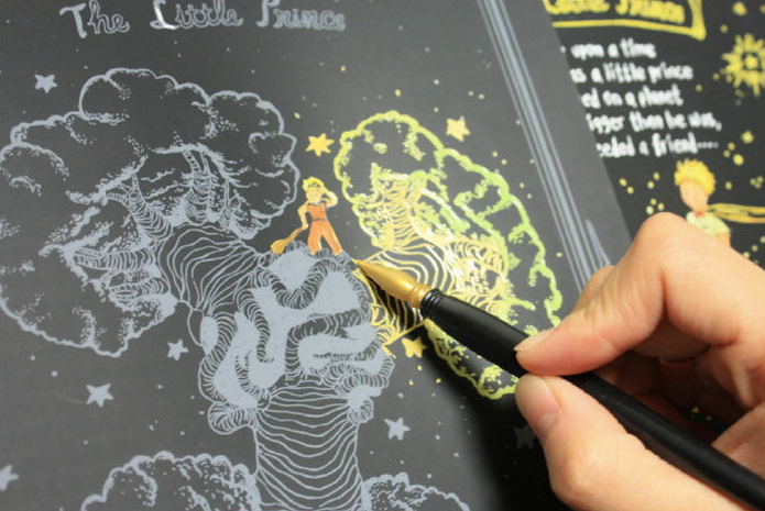 The Little Prince Scratch Book