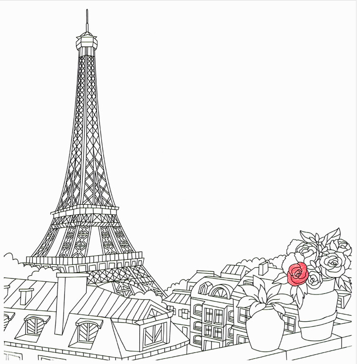 France Coloring Travel by Yun-ha, Ho-kyung