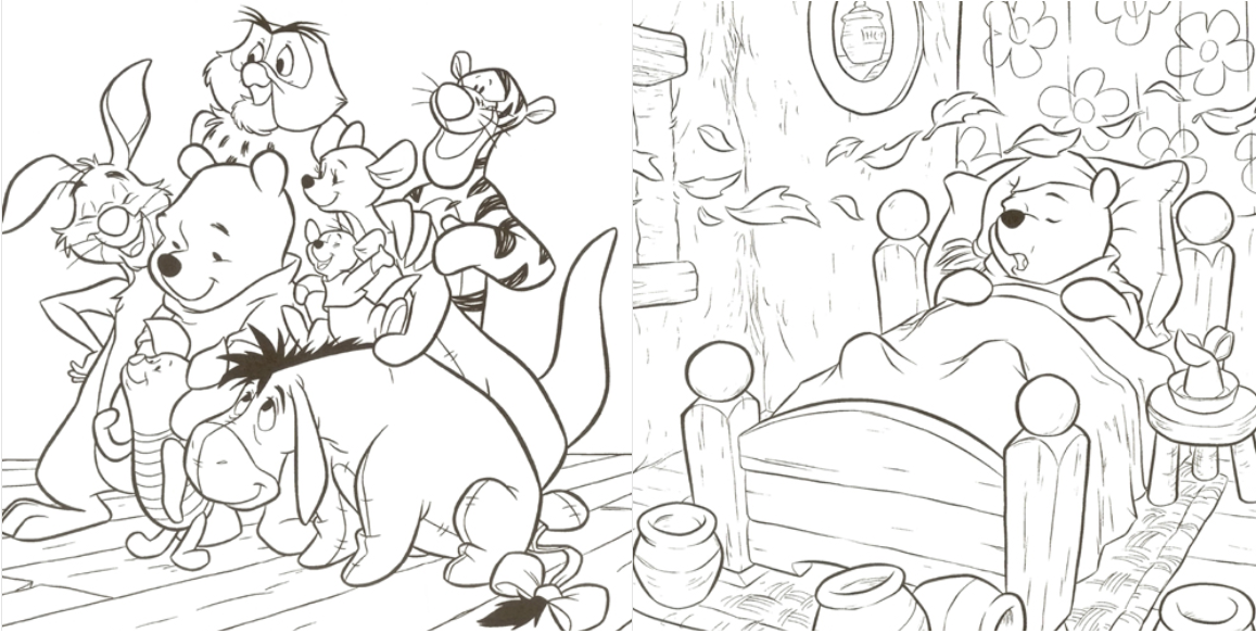 Everyday Disney Winnie The Pooh Coloring book