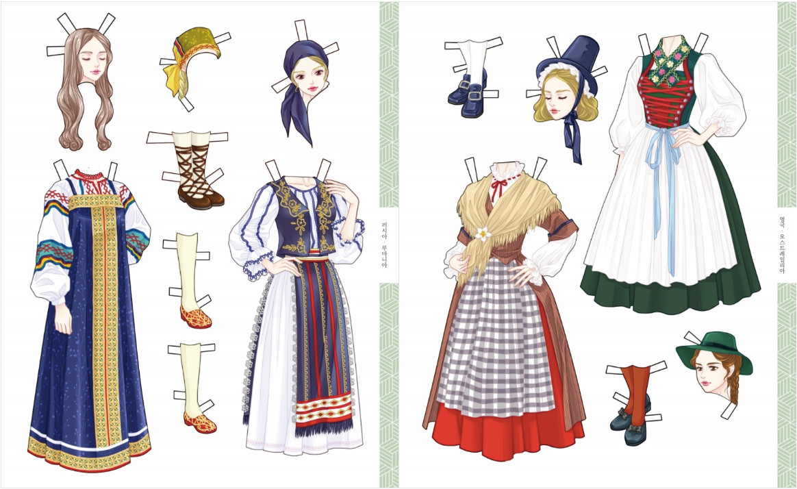 PAPER DOLL s UNITED WE STAND BOOK Patriotic Outfits BRAND NEW! 6 Dolls 34  Outfit