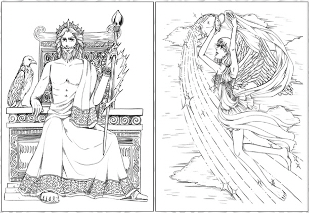 Greek Myth Coloring Book