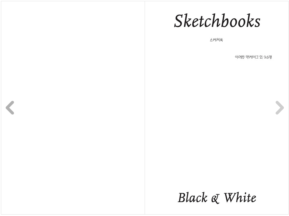 Sketchbooks : Black & White