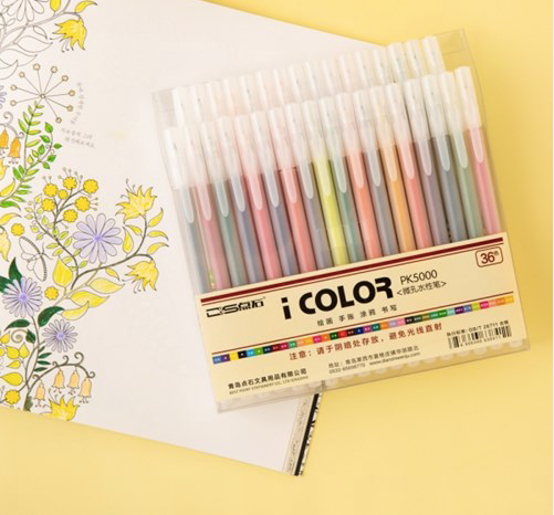 i Color water-based pen 36 colors Set