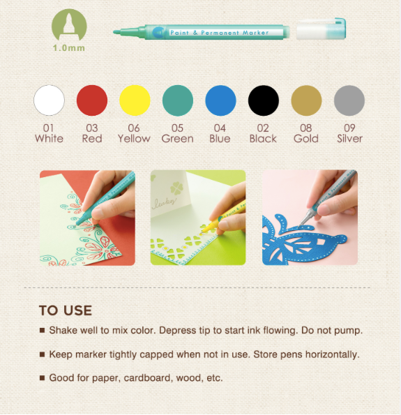 SIMBALION Color pen set(0.5mm, 1mm)