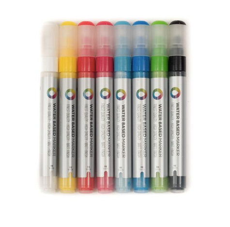 Montana Colors 3mm 5mm Water-based Paint Markers (8-Pack)