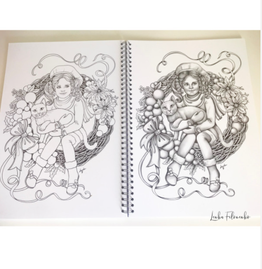 Magical Season Coloring book By Lenka Filonenko