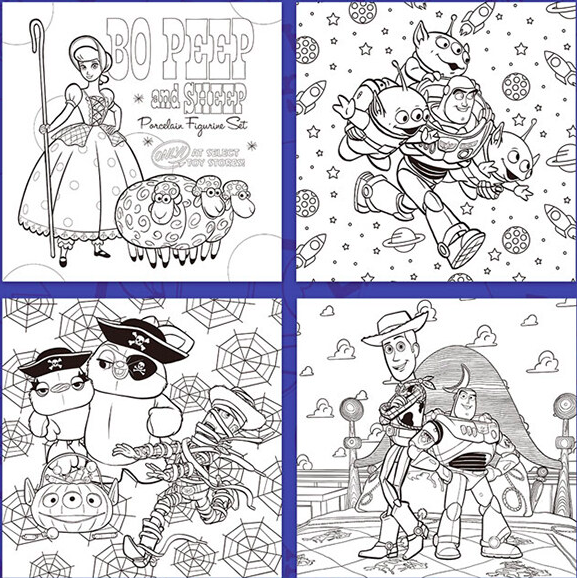 New! Toy story coloring book