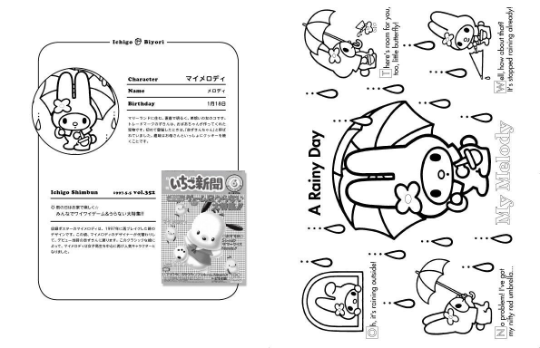 Sanrio Character Coloring Book Strawberry Day