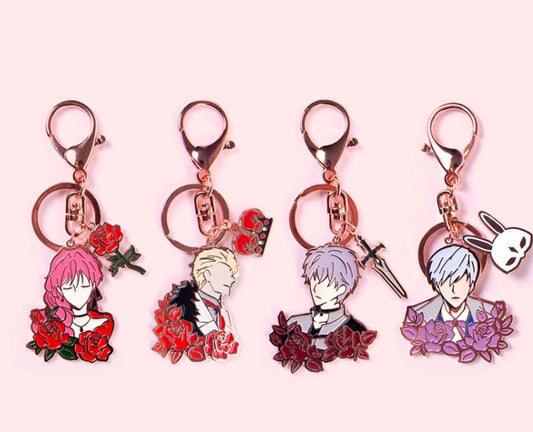 Death Is The Only Ending For The Villain Official Goods 4 types Keyring : villains are destined to die