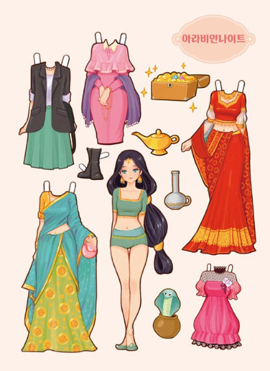 Fairy tale style coordination paper doll book vol.2