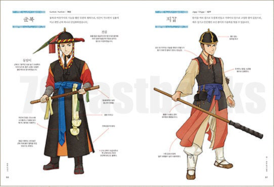 HANBOK Art Book Joseon Dynasty - Hanbok story and Illustration Art book