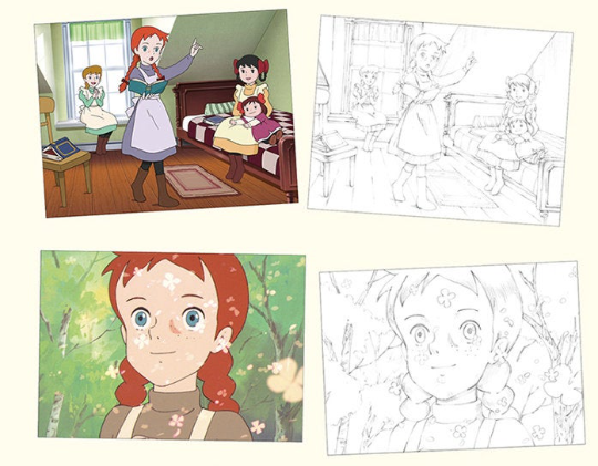 Anne of Green Gables coloring Postcards book(Hardcover, Premium Edition) vol. 1