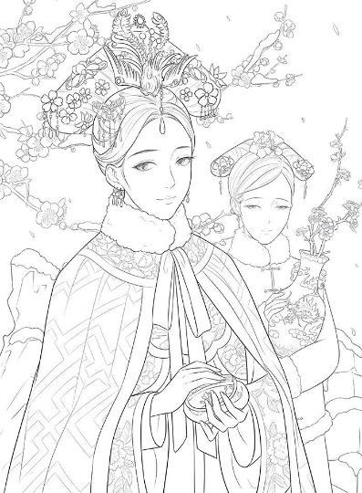 [FLASH SALE] The Imperial Palace Chinese coloring book