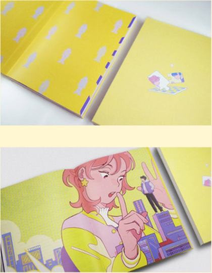Counting Fingers comics art Book / Chinese Art Book