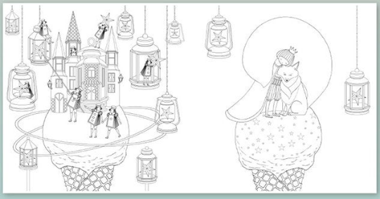 Hey Mr.Rabbit, why are you running - Alice in wonderland coloring book vol.2 by Amily shen