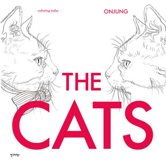 The Cats coloring today ONJUNG coloring Book for Adult