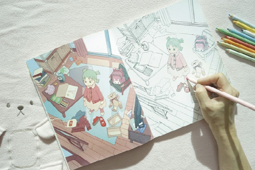 [COLORING] YOTSUBA&I coloring and stickers Book by Kiyohiko Azuma