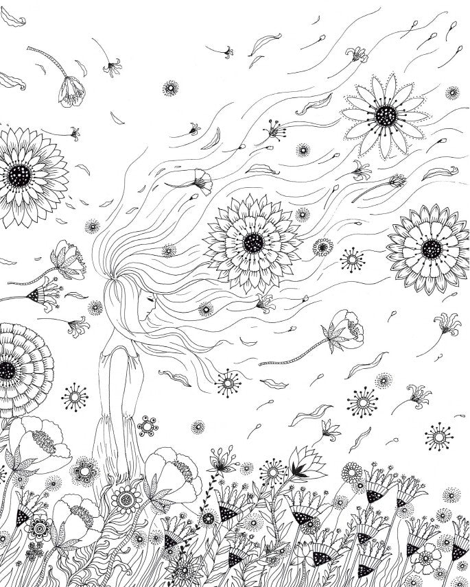 Fantasy Forest coloring book