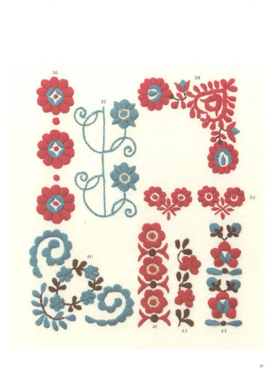 Line & Corner Embroidery 213 by Applemints - Corner Stitch patterns book