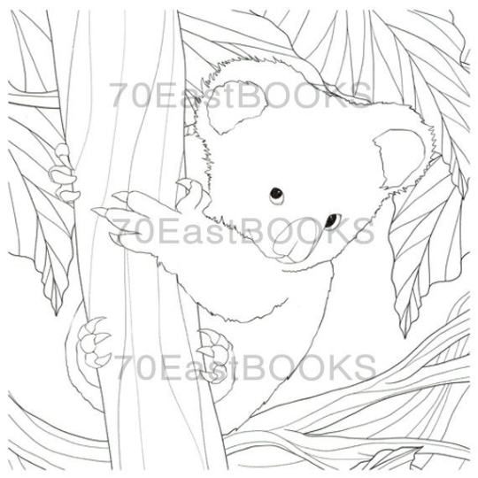 Small and Cute Baby Animals Coloring Book