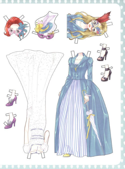 Musthave Partylook Fashion Paper Doll Book