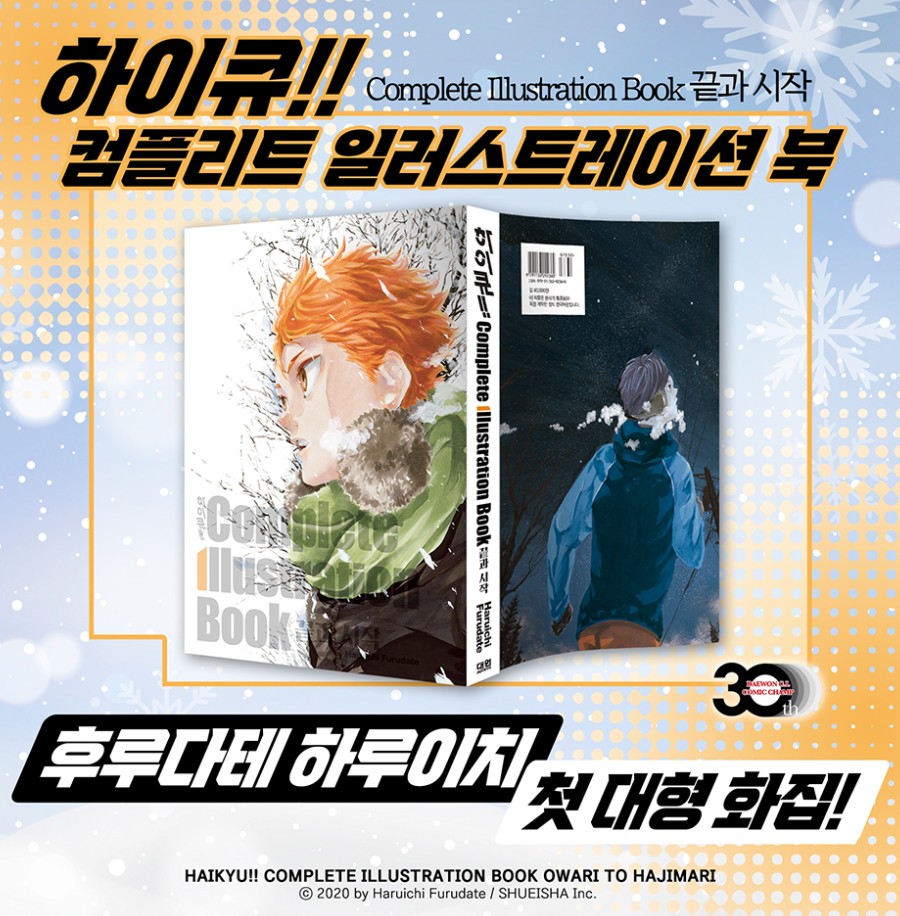 [Limited Edition]Haikyu Complete Illustration Book by haruichi furudate the end the beginning