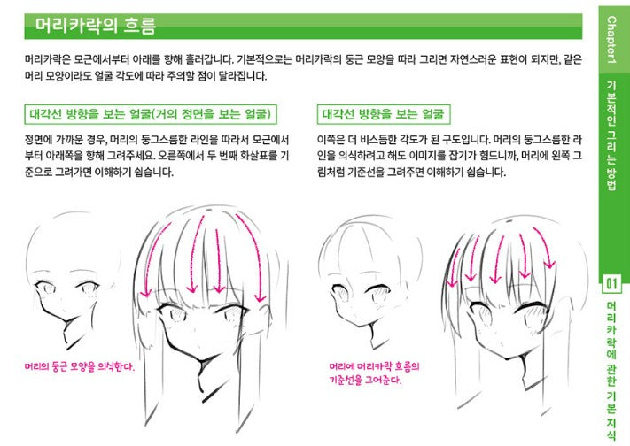 How to Draw Hair by Paryi, Hair Drawing Book, Drawing Guid Book