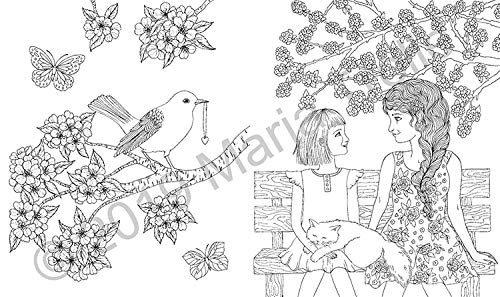 FLORA Coloring Book by Maria Trolle