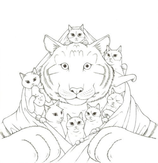 Cat Coloring Therapy Vol.2, Cat Coloring Book by Grace J