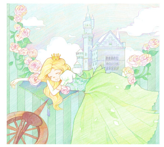 Candy Fairy Tale Chinese Illustrations and coloring lesson book