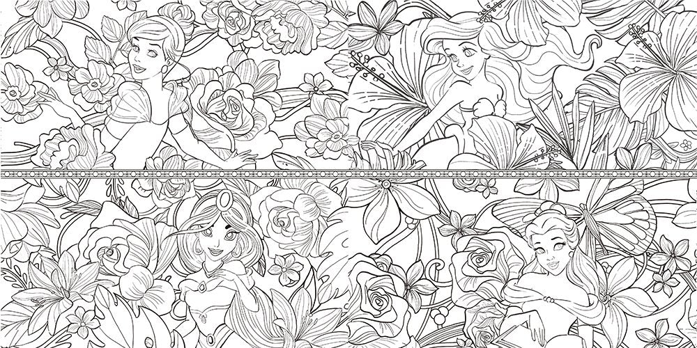 [FLASH SALE] Art of Disney Happiness Coloring Lesson Book