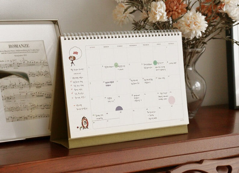Anne of Green Gables(indigo) 2023 Desk Calendar by kim ji hyuck