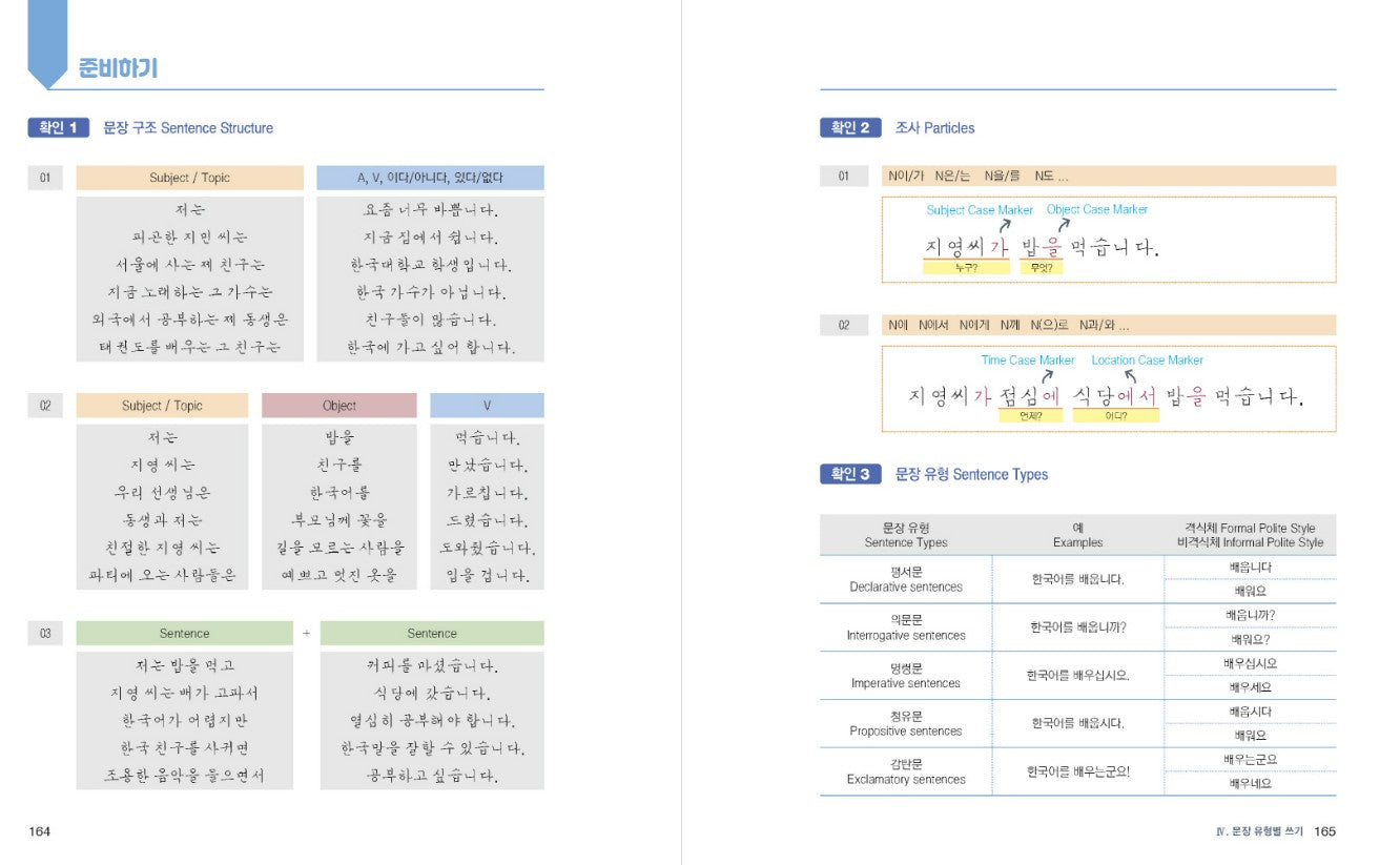 All about Writing Korean Sentences vol.1