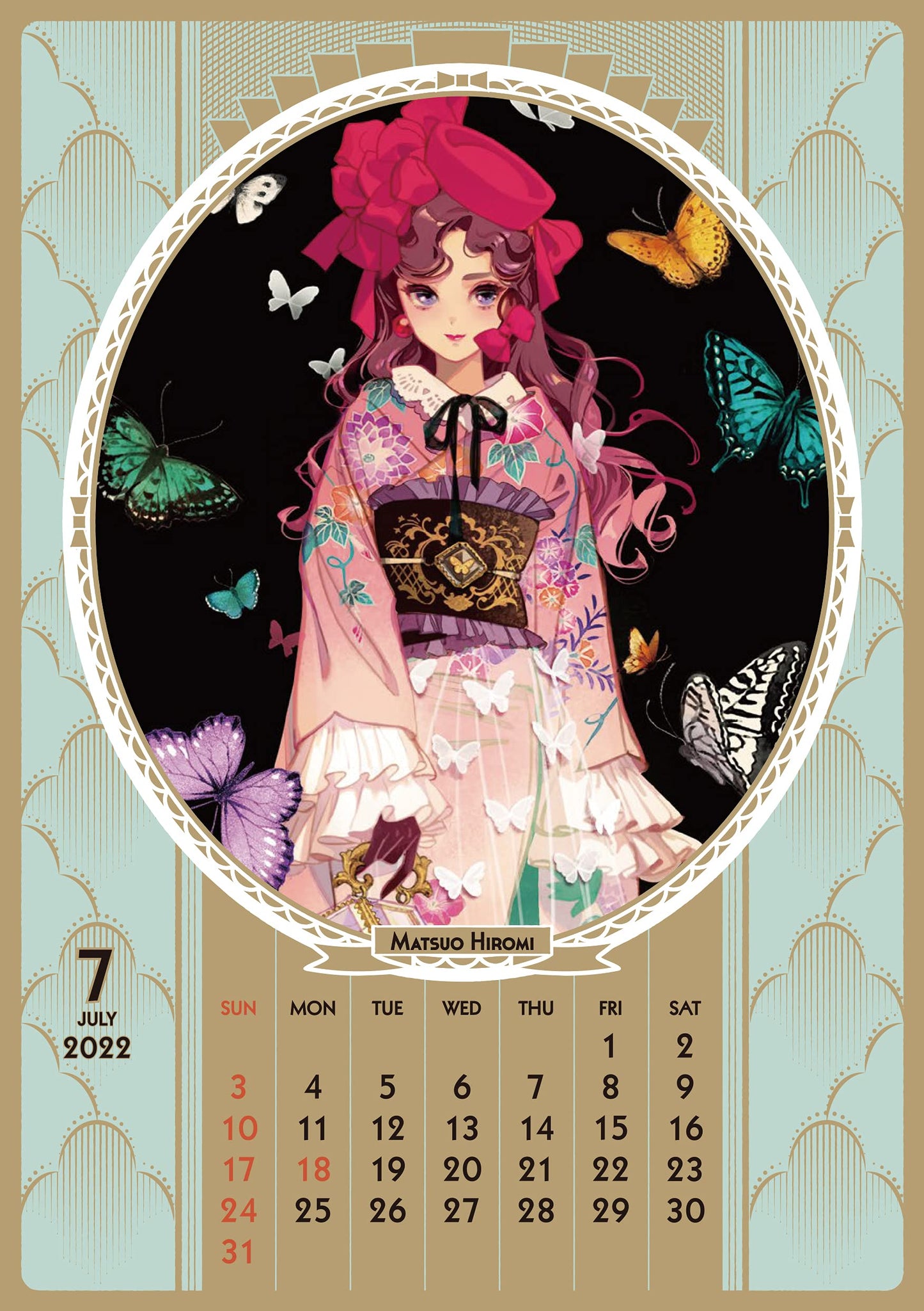 2022 Matsuo Hiromi Calendar