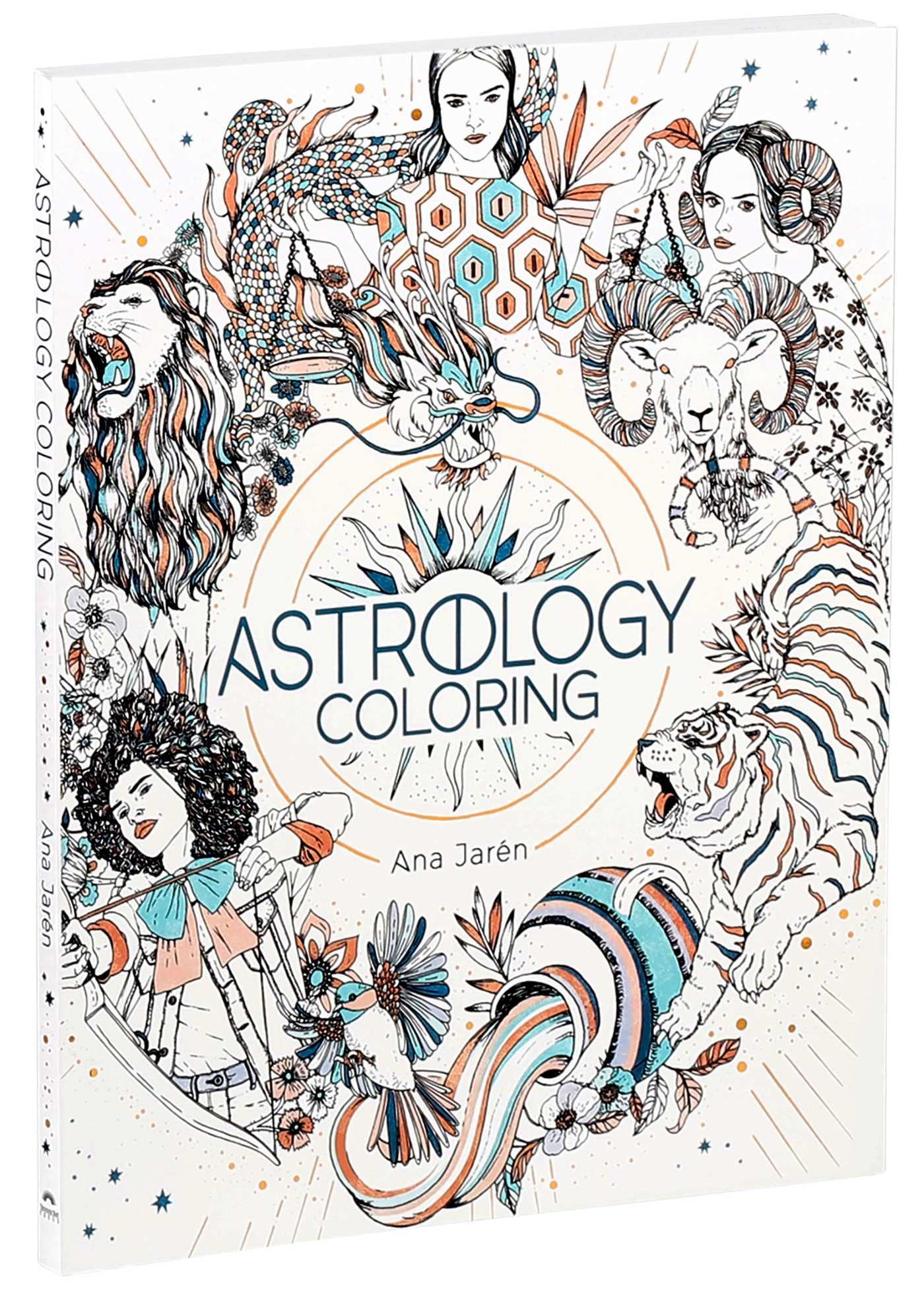 Astrology Coloring book by Ana Jarén