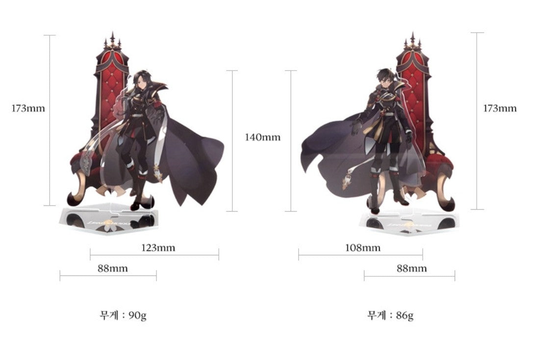 Lord of Heroes Official Goods, Acrylic Stand 2 types