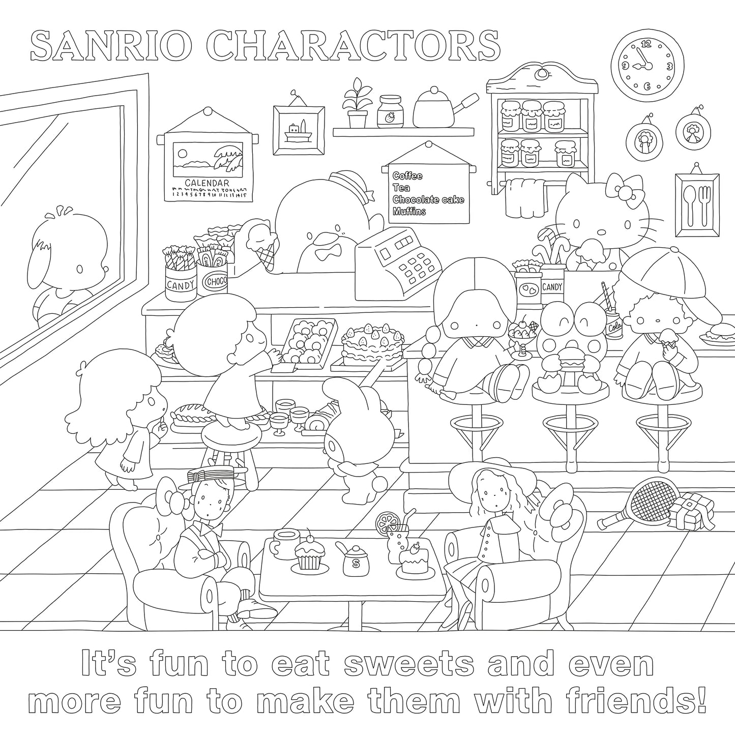 SANRIO Characters coloring book(2022)