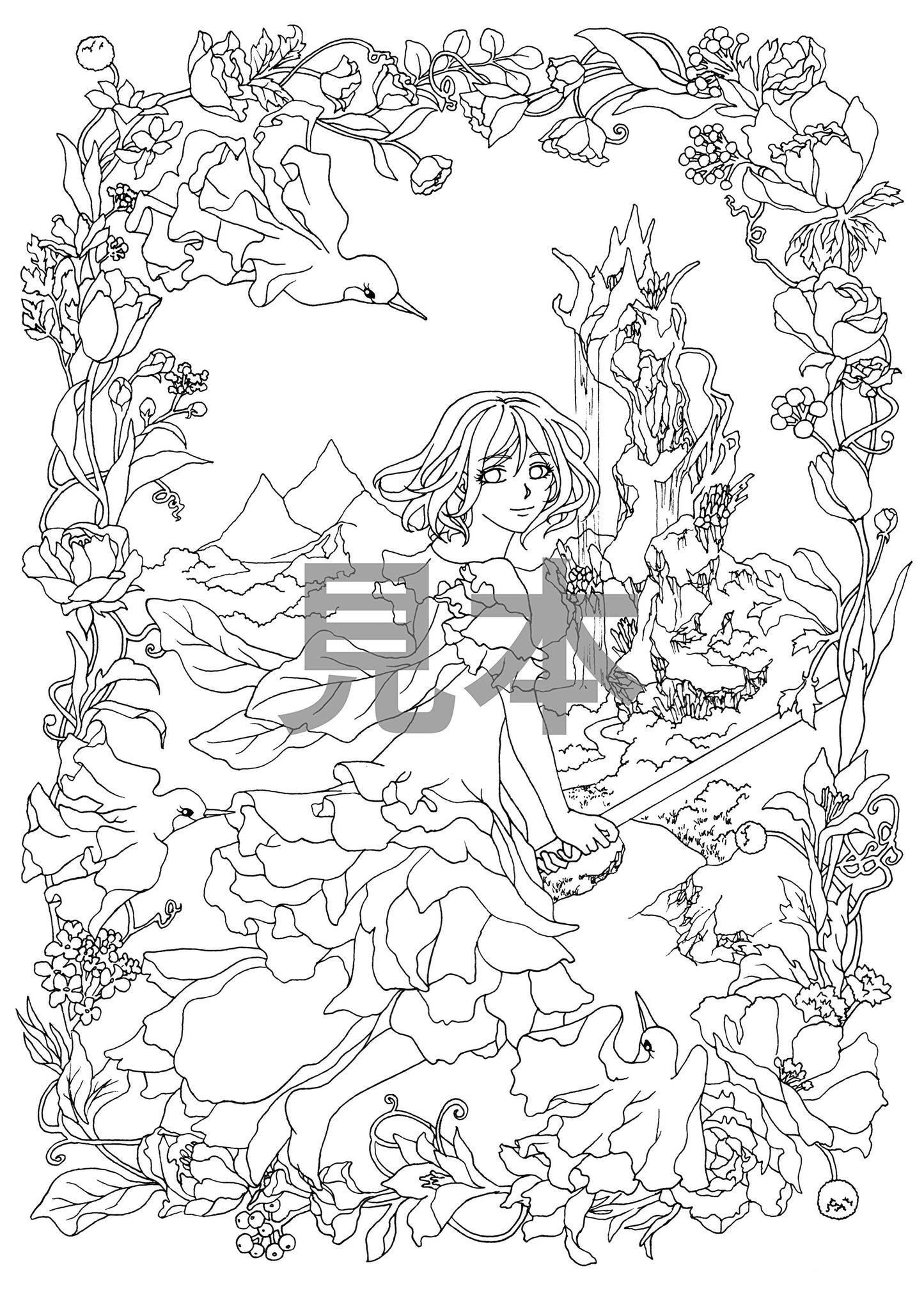COAMARUJU Coloring Book by Kagari Takahashi