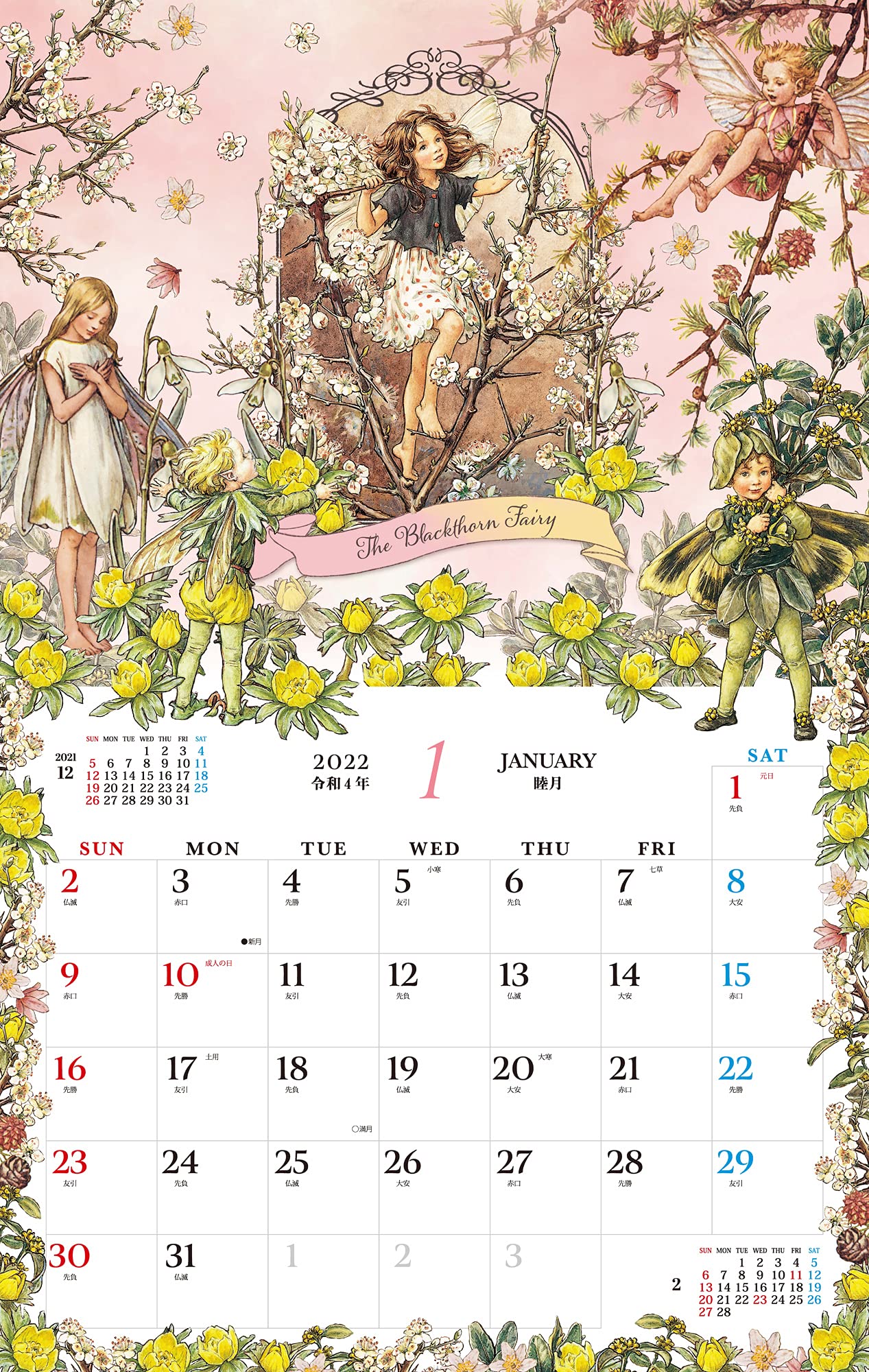 FLOWER FAIRIES Calendar 2022