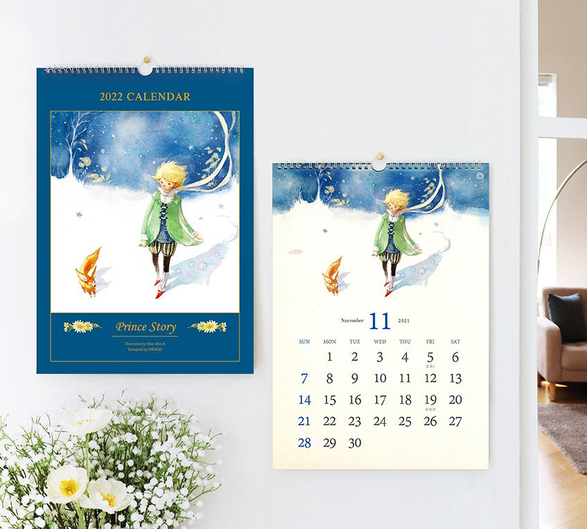 INDIGO 2022 The Little Prince Wall Calendar