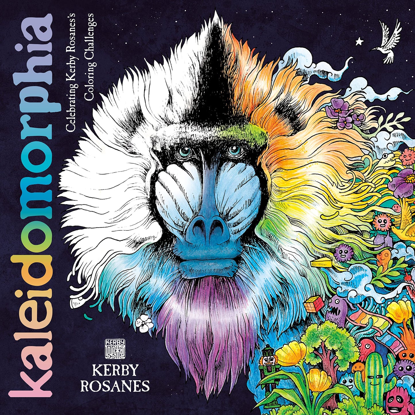 Kaleidomorphia Celebrating Kerby Rosanes Coloring Challenges (Paperback) Coloring book