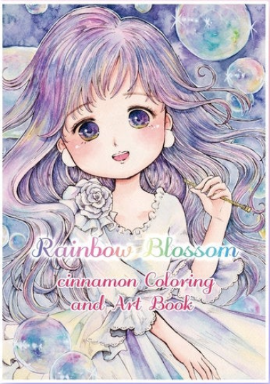 Vol.3 "Rainbow Blossom" Melt Magic Cinnamon Coloring + Art Book