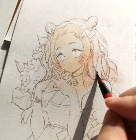 coloring 8 sheets set by Banyan, Lovely Girl 2 types