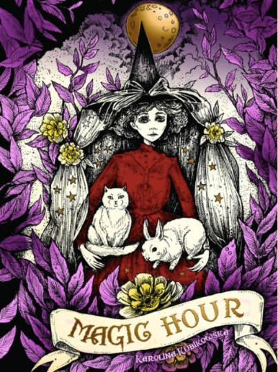 Magic Hour Coloring Book by Karolina Kubikowska(Signed)